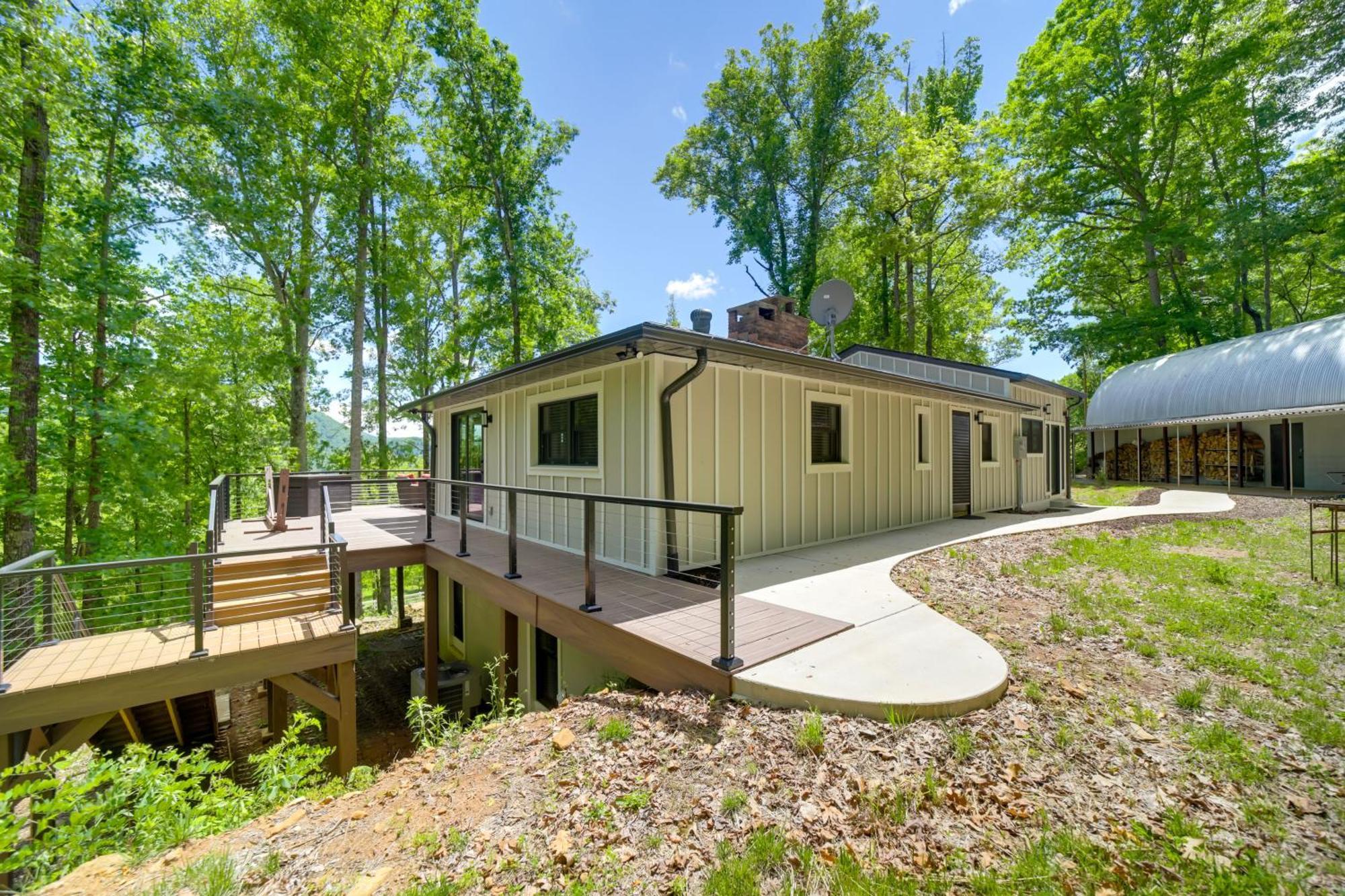 Remote Smoky Mtn Escape With Views And Trail Access! Cullowhee Exterior foto